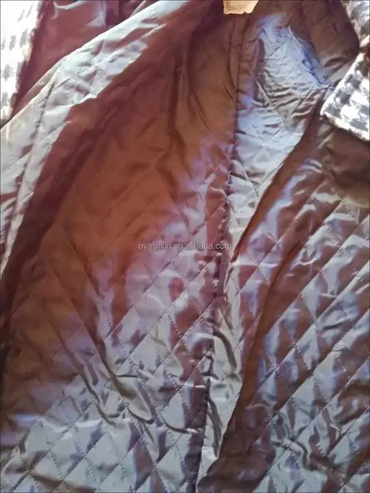 معطف فرو منقوش -patterned fur coat