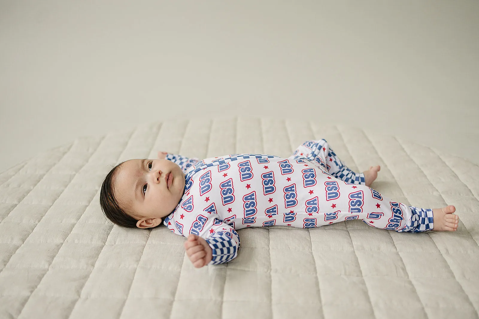 Bamboo Zip Romper  | USA