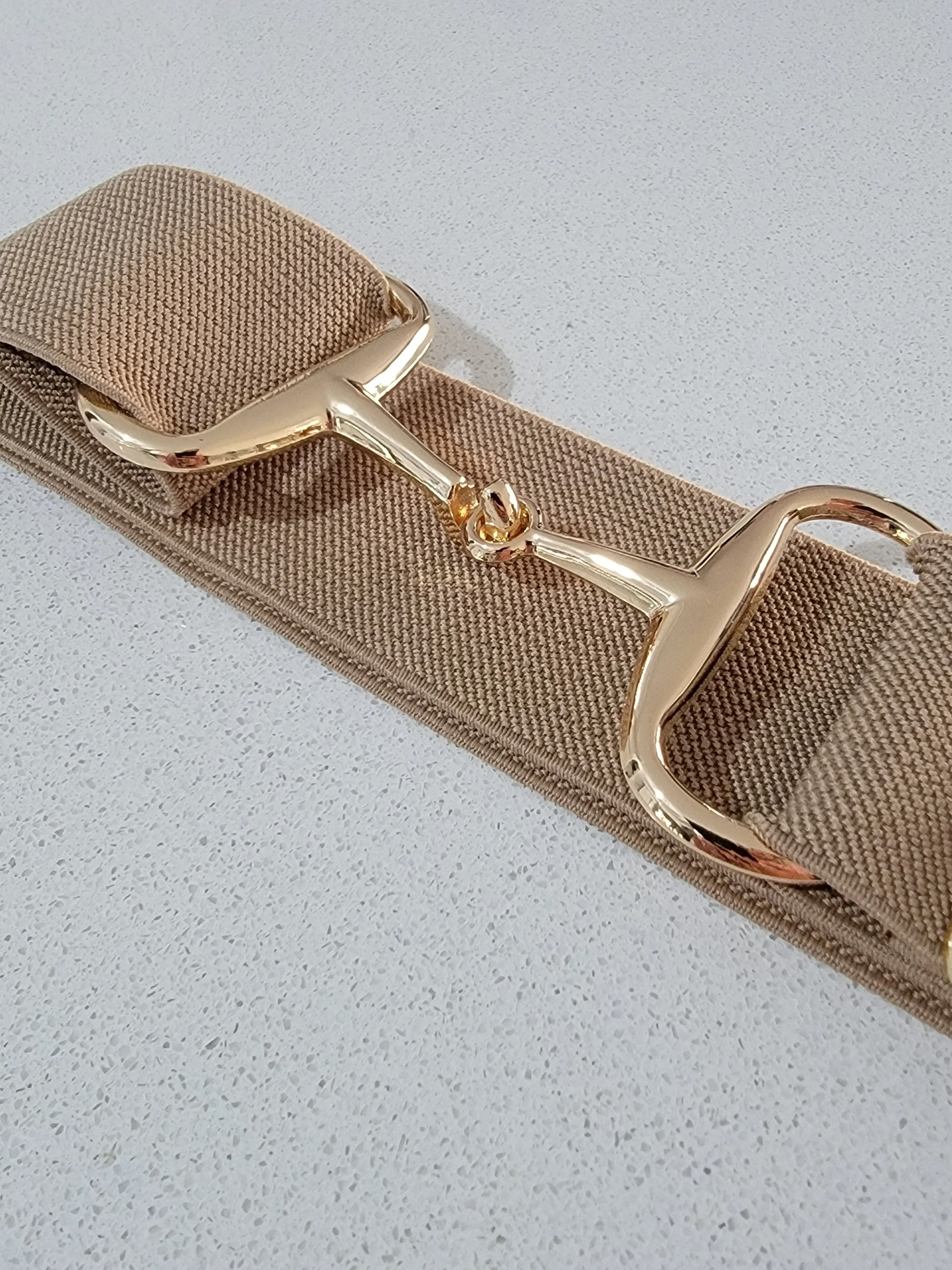 Beci Snaffle Belt - Latte