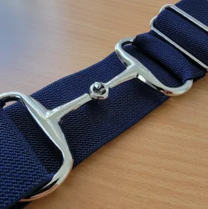 Beci Snaffle Belt Navy x Silver
