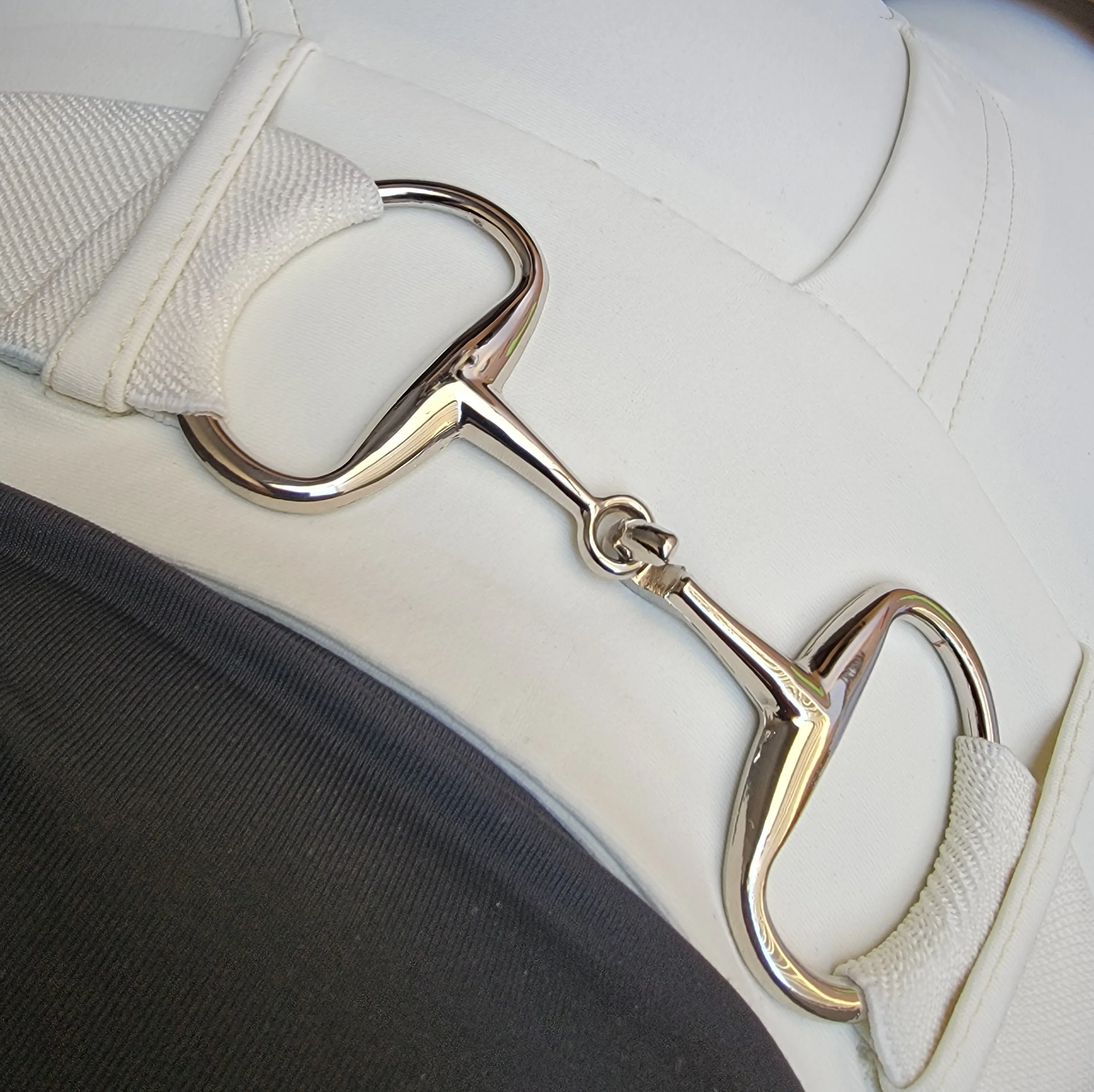Beci Snaffle Belt - Vanilla Creme