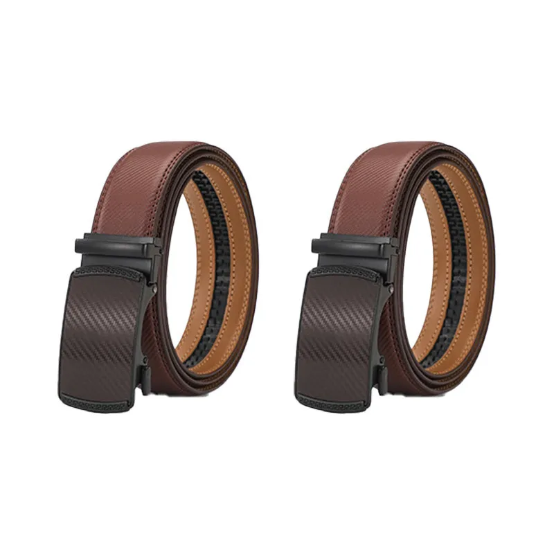 Best for Father's Day Leather Ratchet Belt With Adjustable Buckle