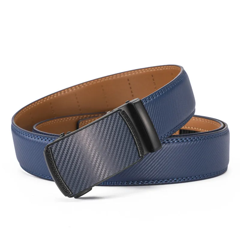 Best for Father's Day Leather Ratchet Belt With Adjustable Buckle