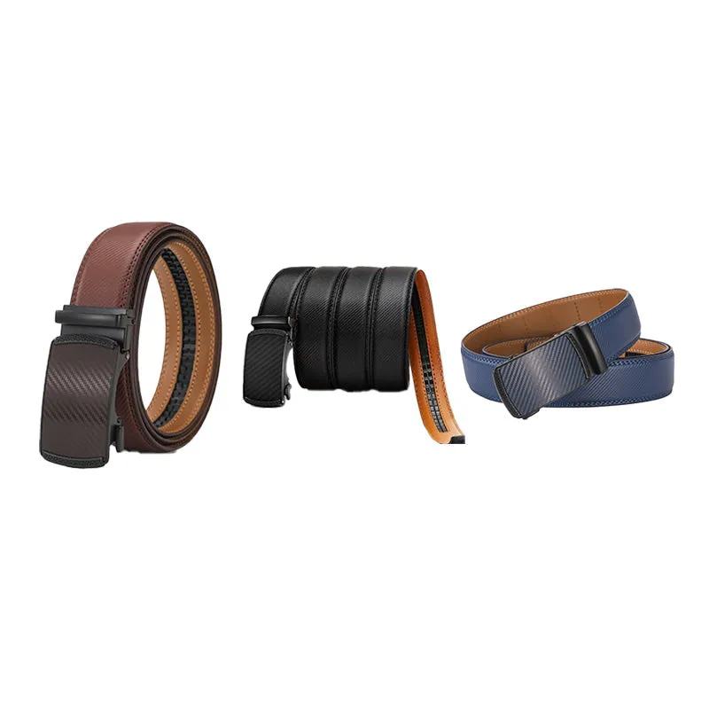 Best for Father's Day Leather Ratchet Belt With Adjustable Buckle