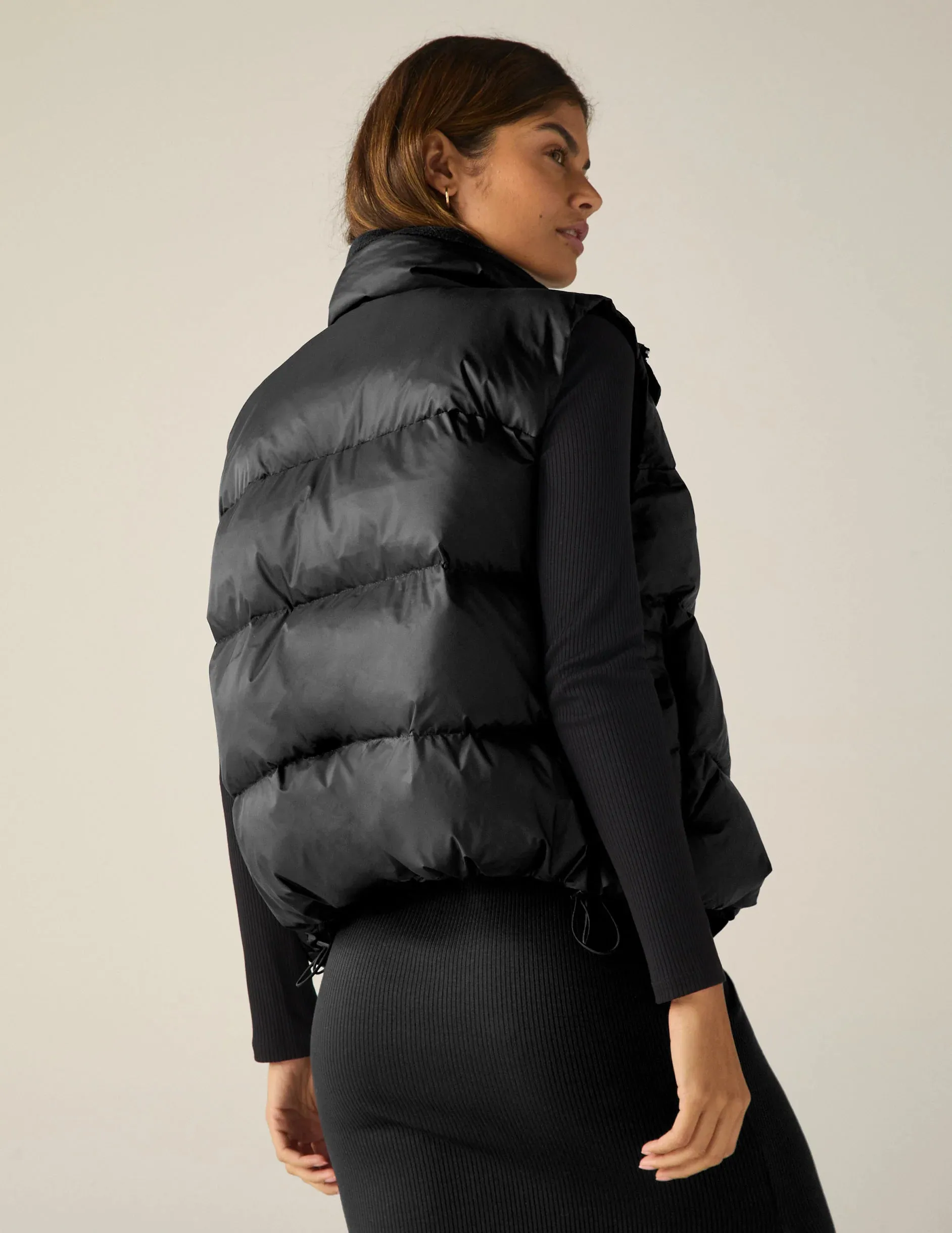 Big Cozy Puffer Vest Black