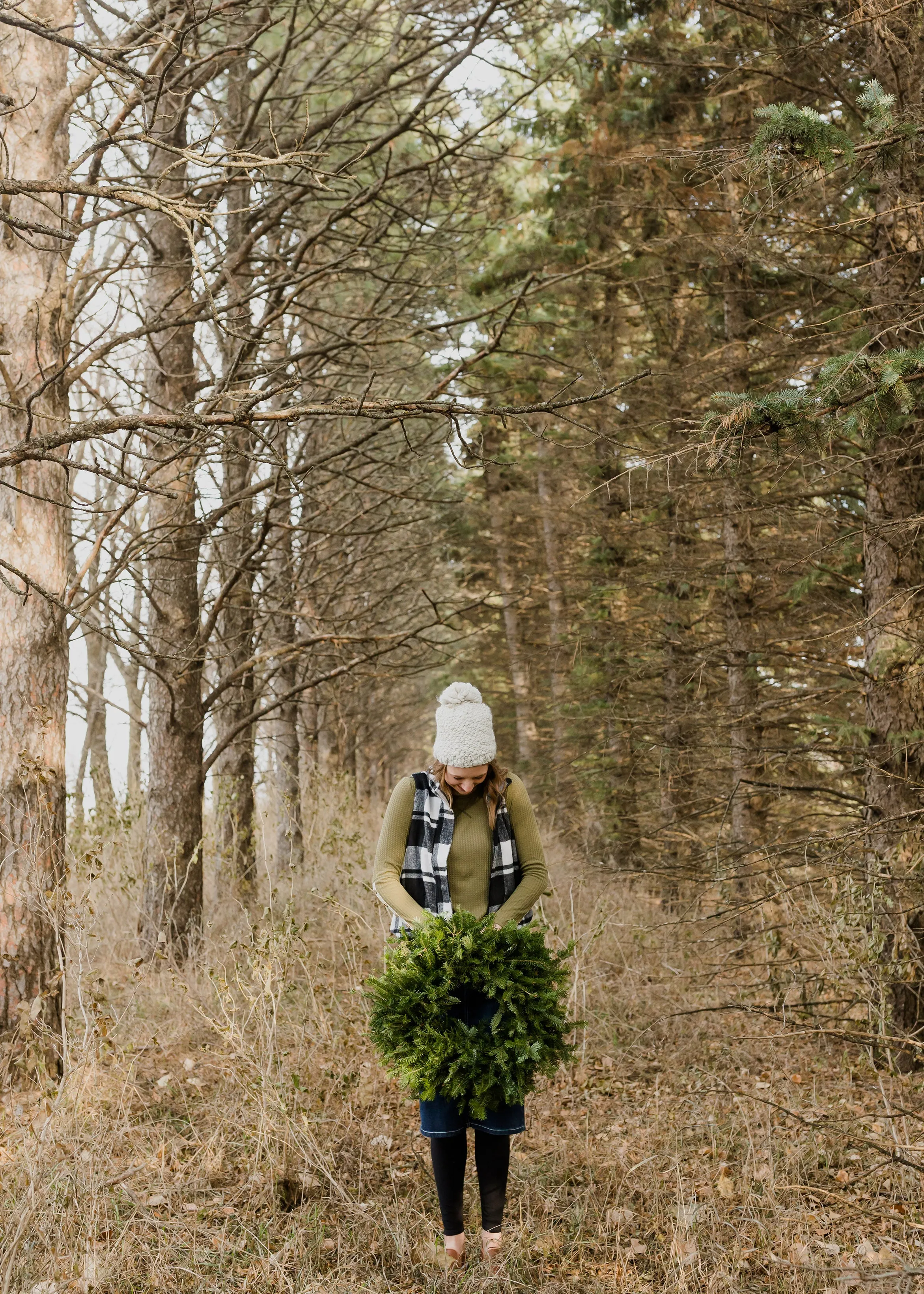 Buffalo Plaid Hooded Vest - FINAL SALE