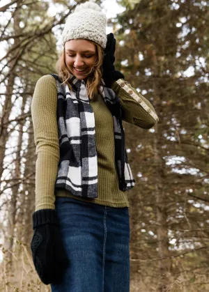 Buffalo Plaid Hooded Vest - FINAL SALE