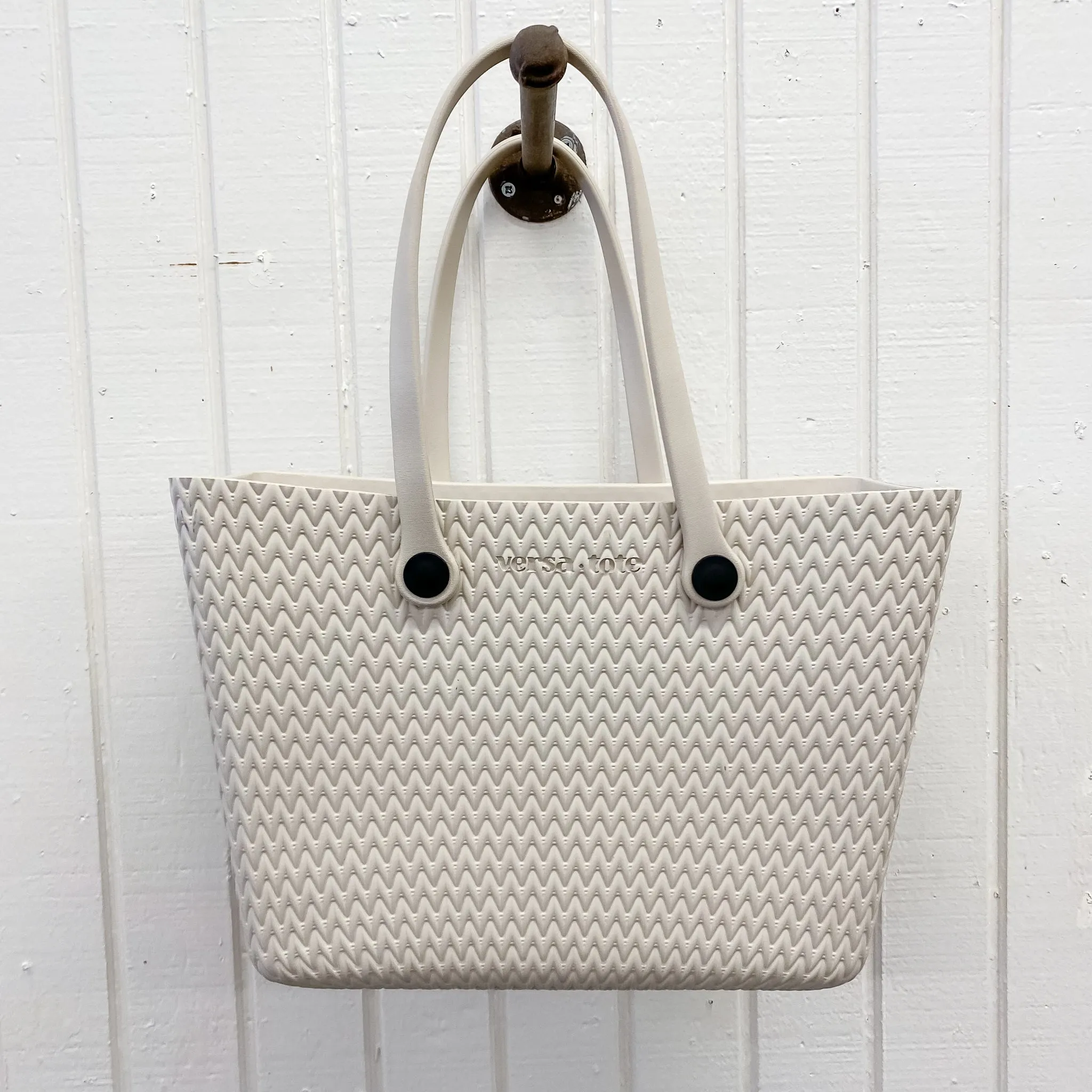 Carrie All Textured Versa Tote Grey