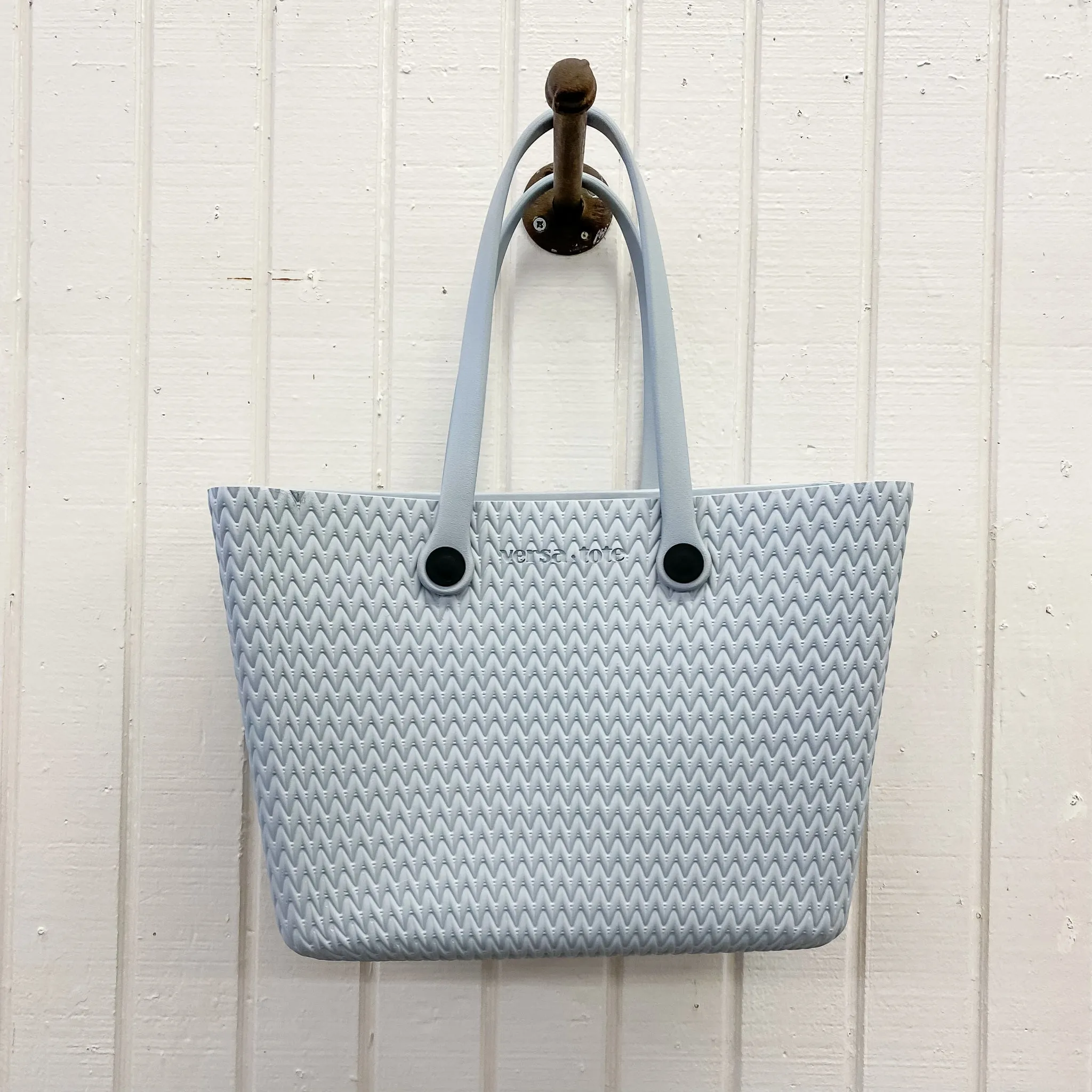 Carrie All Textured Versa Tote Grey