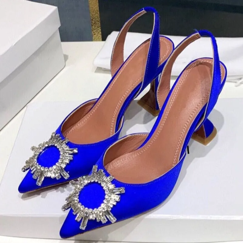 Comfortable Triangle Heeled Sandals