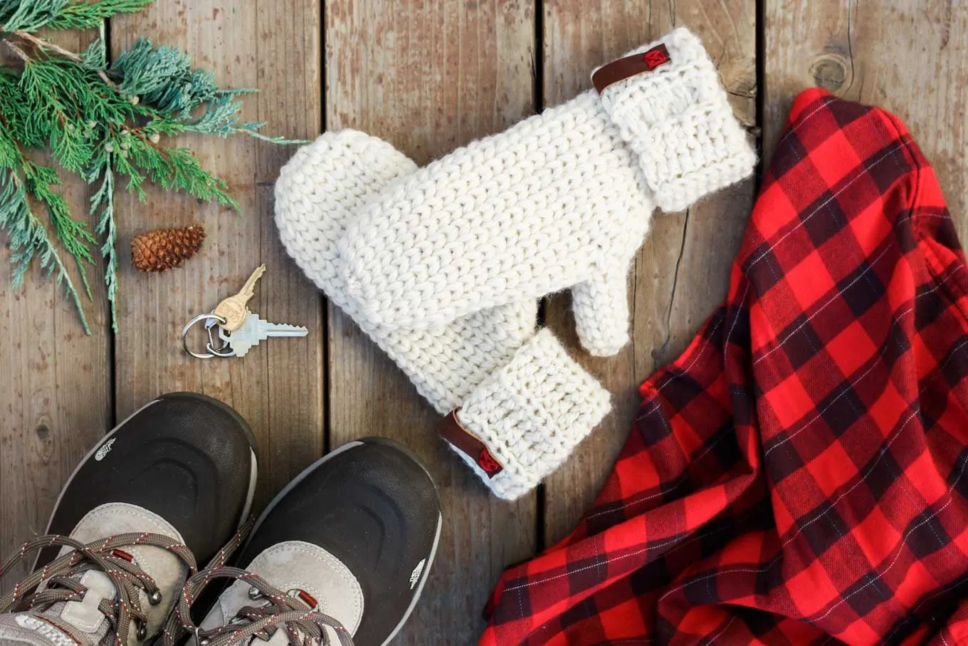 Crochet Kit - Morning Mittens