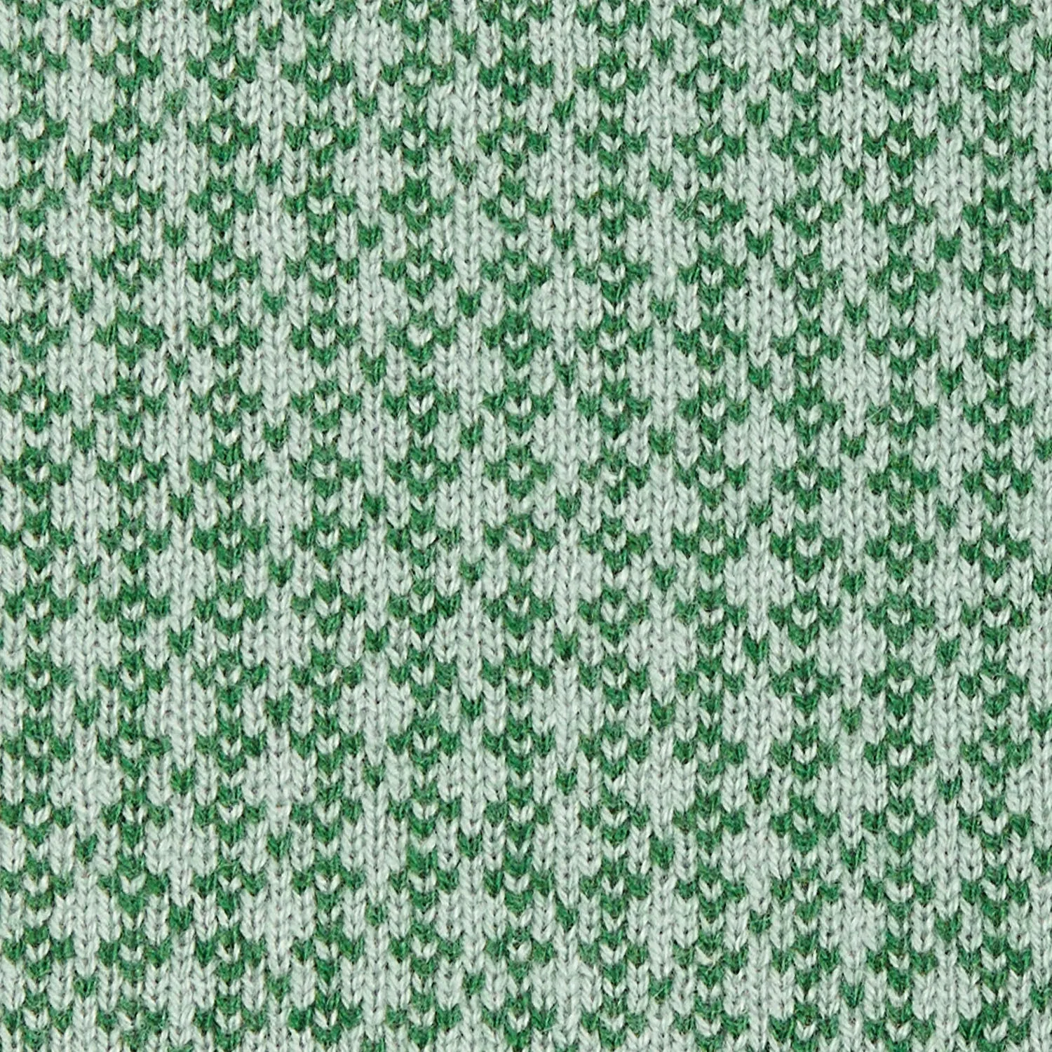 DARK AND LIGHT GREEN NECK WARMER WITH MICRO PATTERN