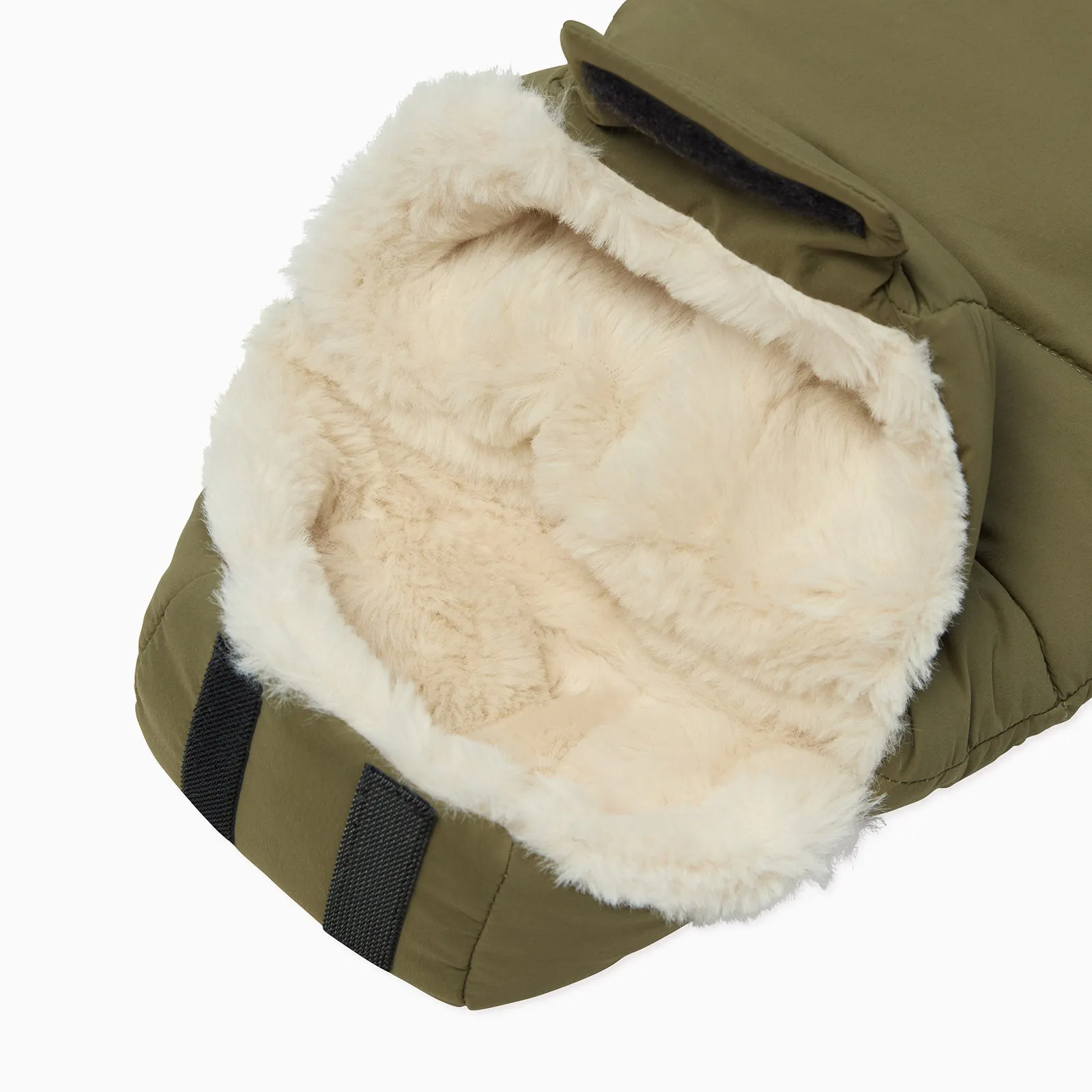 Faux Fur Lined Buggy Mittens