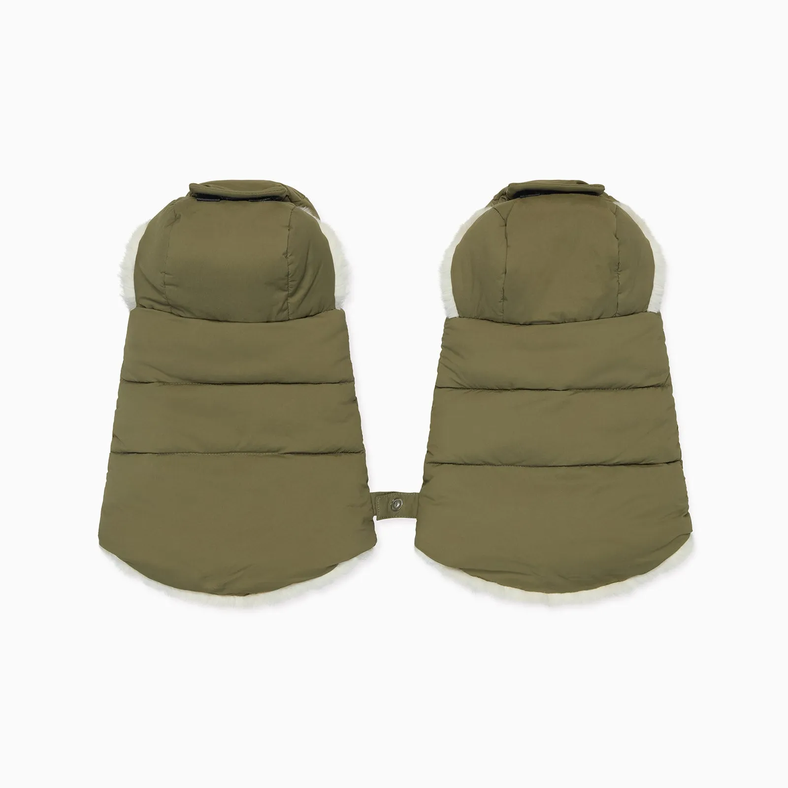 Faux Fur Lined Buggy Mittens