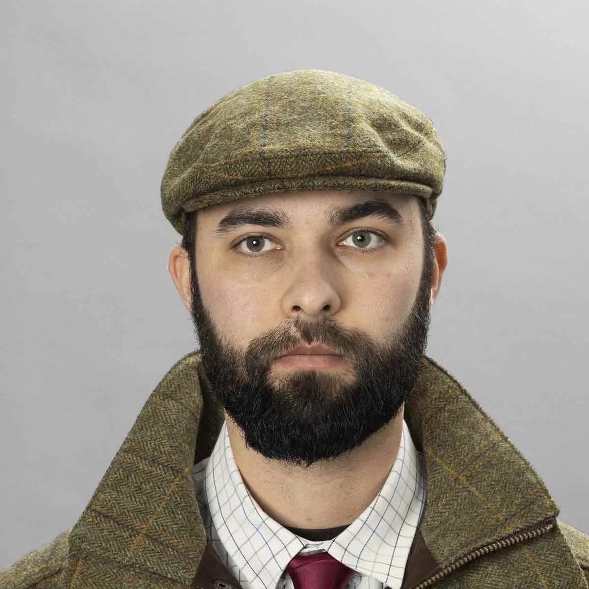 Harkila Kenmore Flat Cap - Forest Green