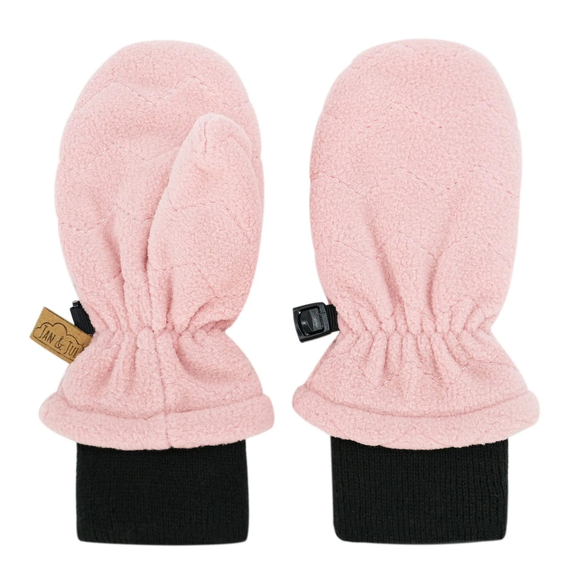 Jan & Jul Fleece Mittens - Dusty Pink