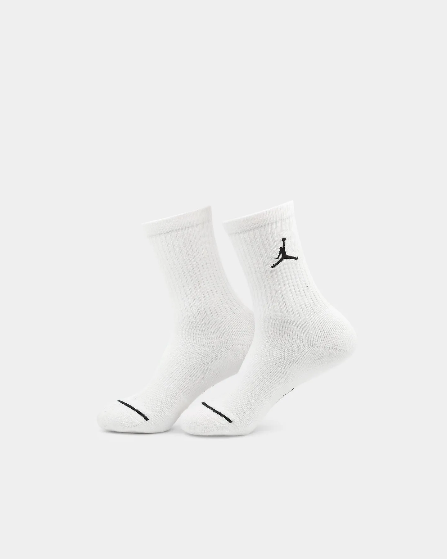 Jordan Everyday Max Unisex Crew Socks 3 Pack Black/White/Gym Red