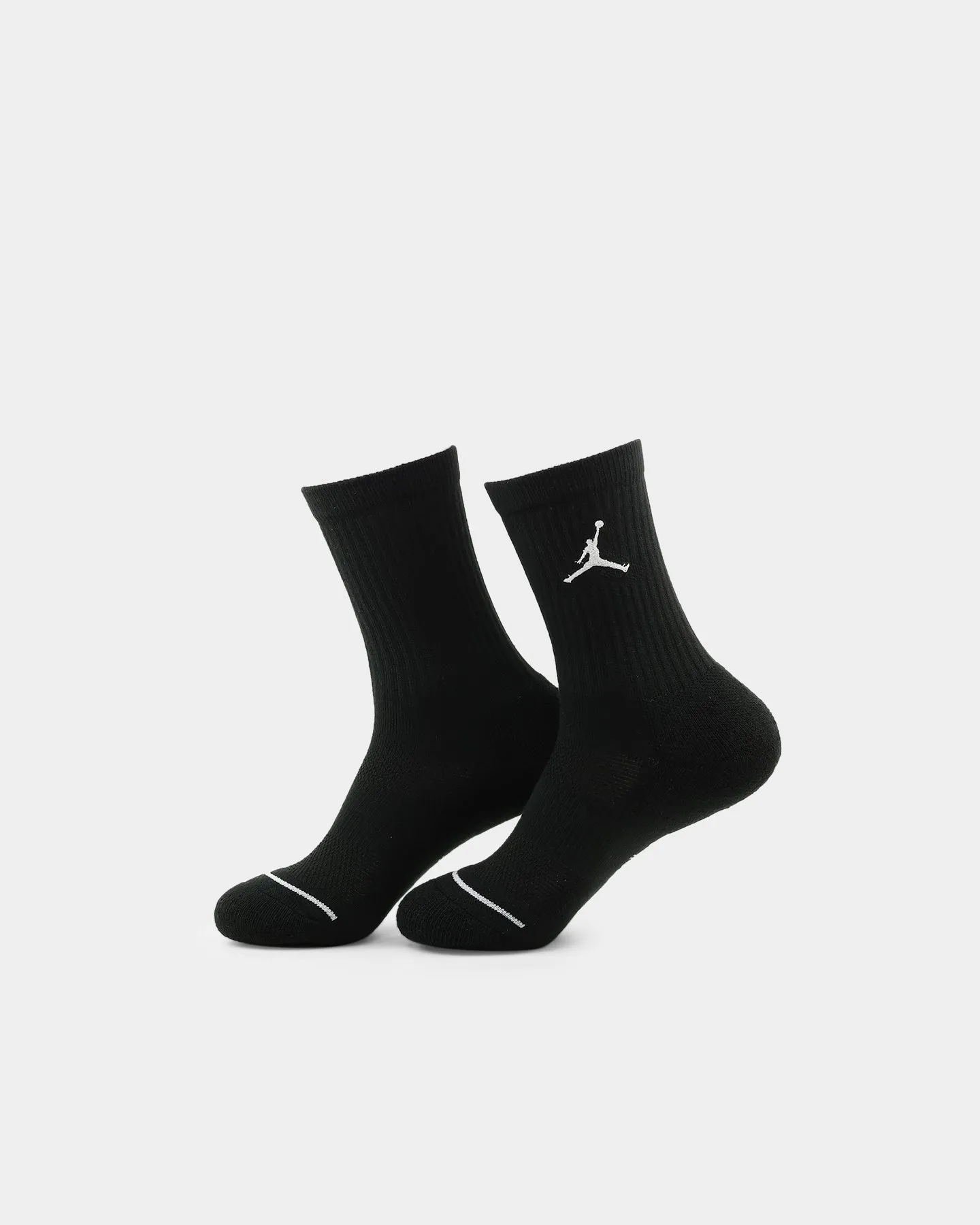 Jordan Everyday Max Unisex Crew Socks 3 Pack Black/White/Gym Red
