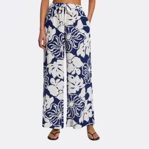 Kartika Pant (Floral   Navy)