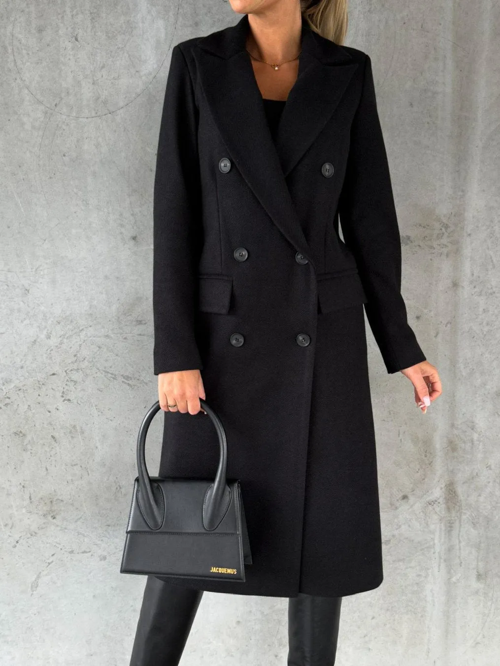 Kate | Woolen Coat Long Fit Women