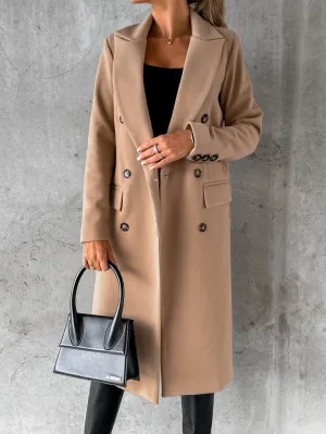 Kate | Woolen Coat Long Fit Women