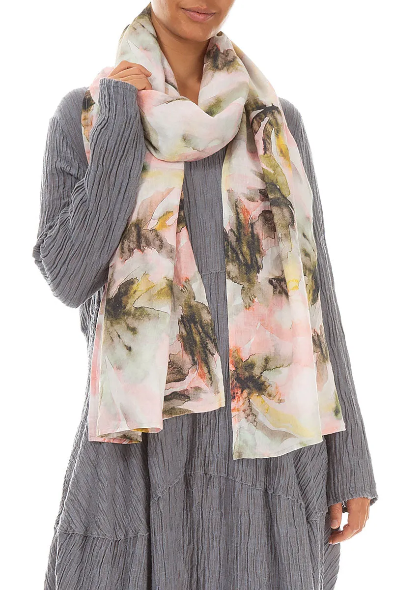 Long Oasis Linen Scarf