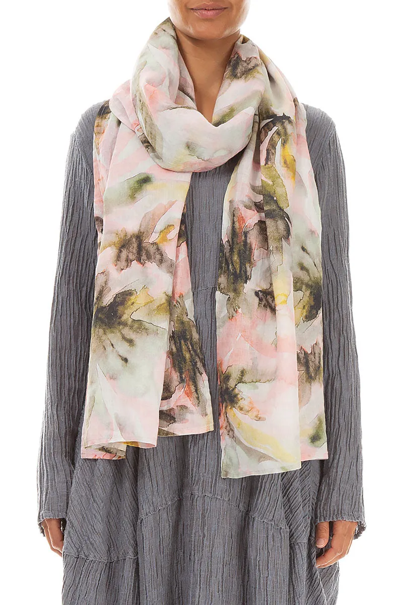 Long Oasis Linen Scarf