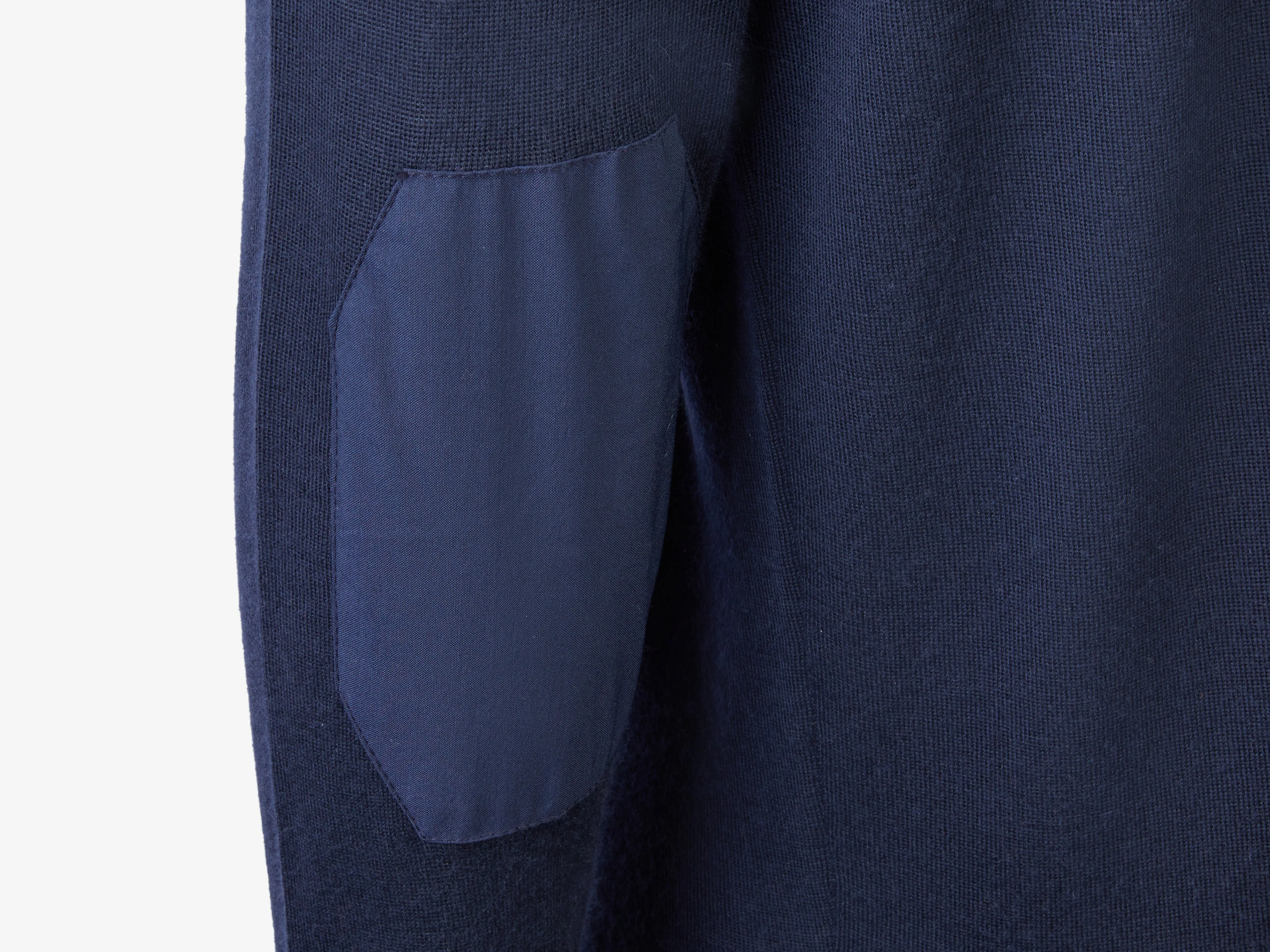 Polo Neck F18 Knitwear - Navy Blue