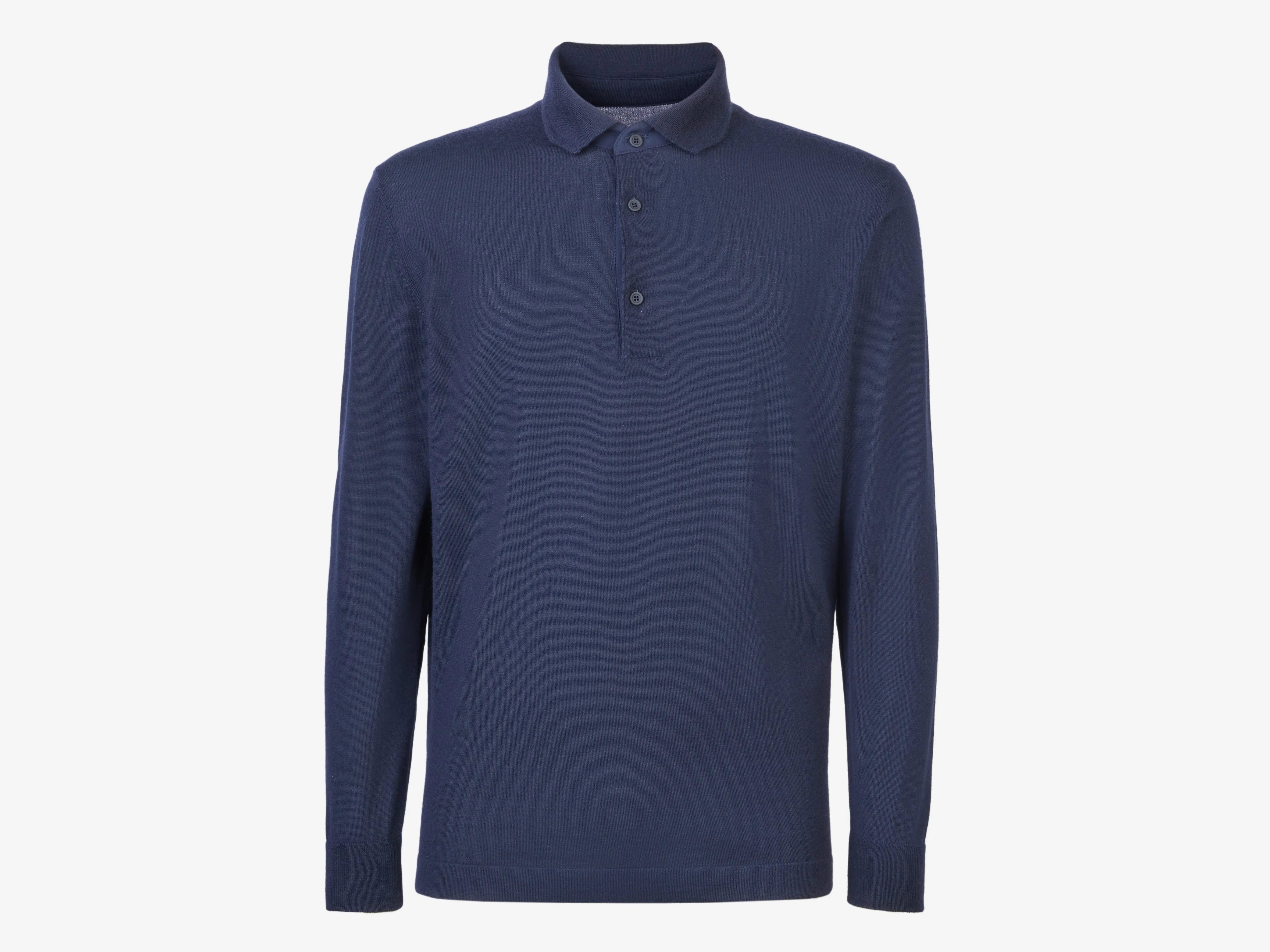 Polo Neck F18 Knitwear - Navy Blue