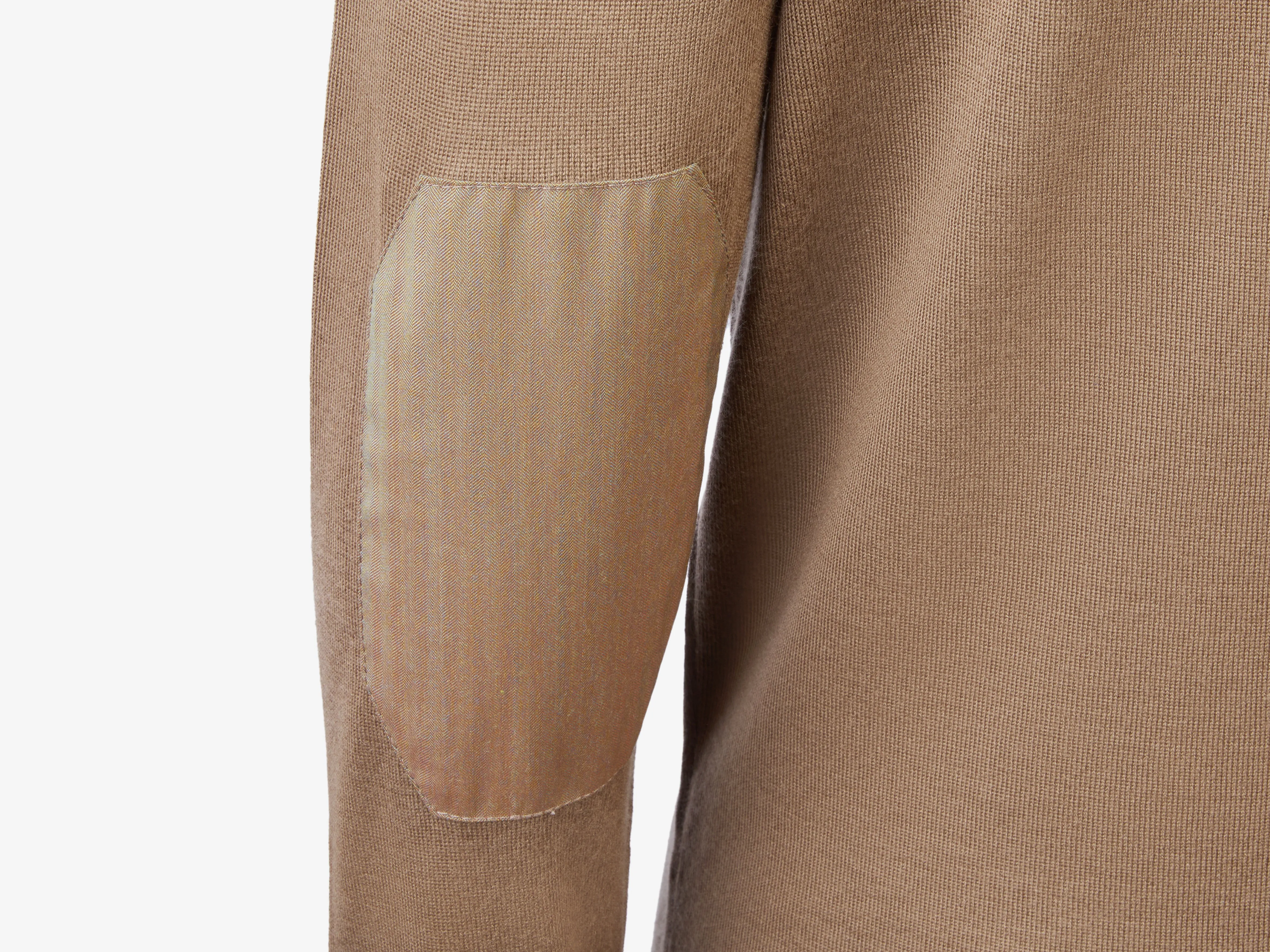 Polo Neck F18 Knitwear - Nut Brown