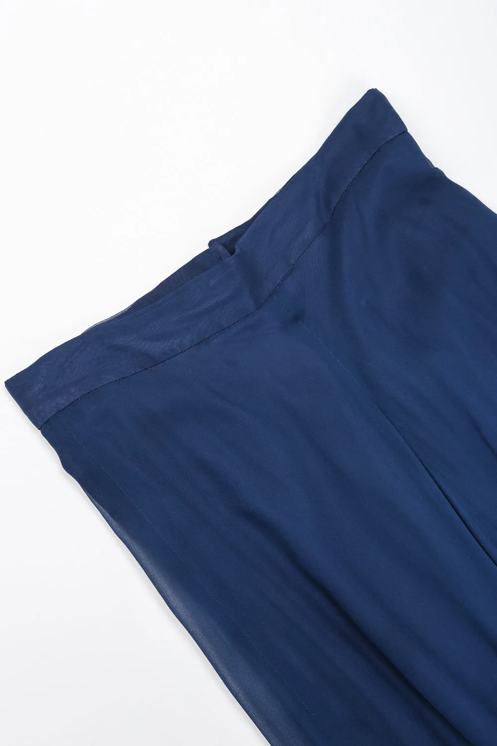 Silk Chiffon Wrap Top & Skirt Set