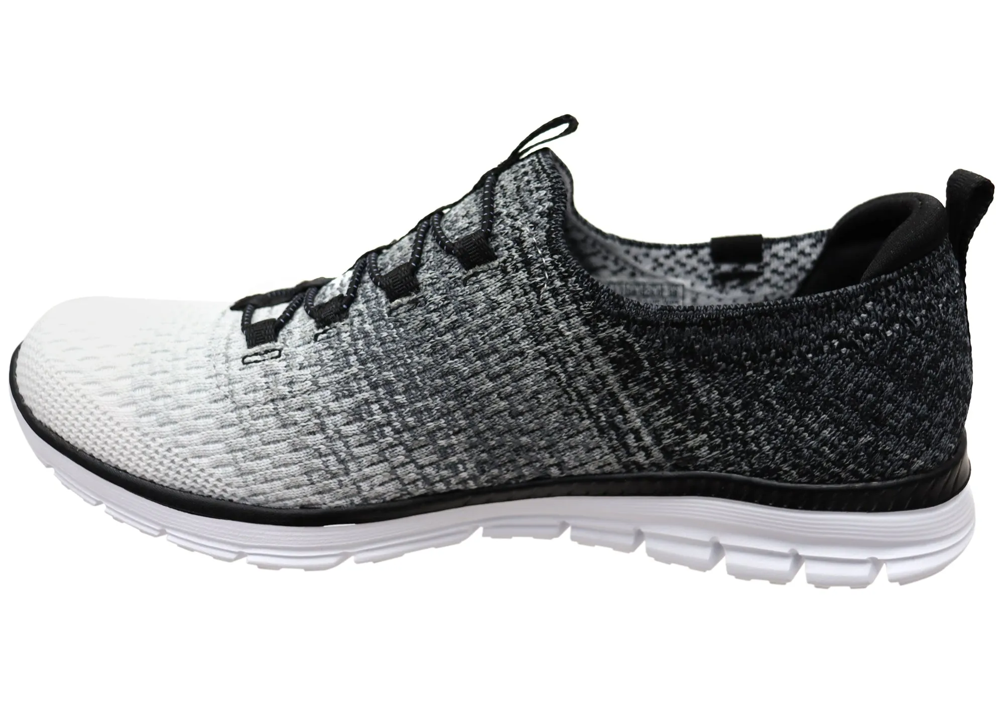 Skechers Womens Luminate Love Struck Comfortable Slip On Shoes