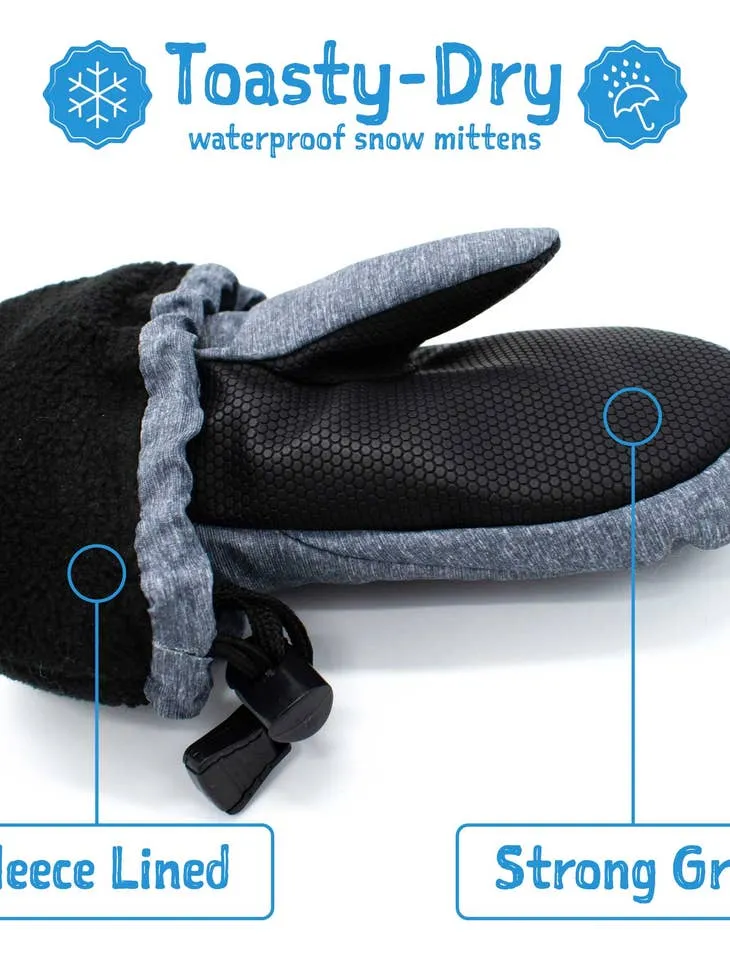 Toasty-Dry Waterproof Snow Mitten: Nebula Blue