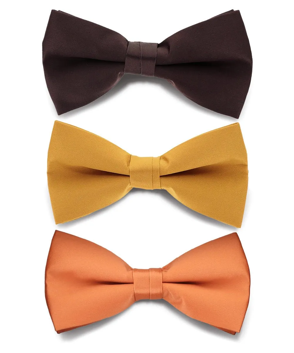 Vittorio Farina Men's Satin Bow Tie in Gift Box (Multipack)