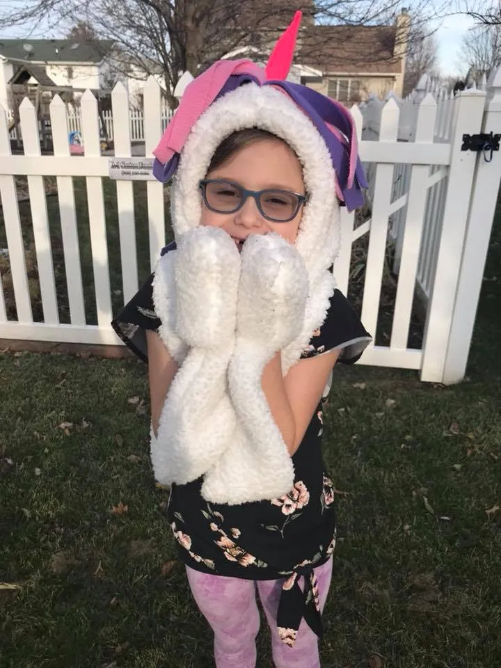 Wonderland Hooded Scarf PDF Pattern
