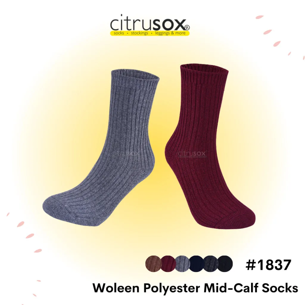 Woolen Polyester Mid-Calf Socks